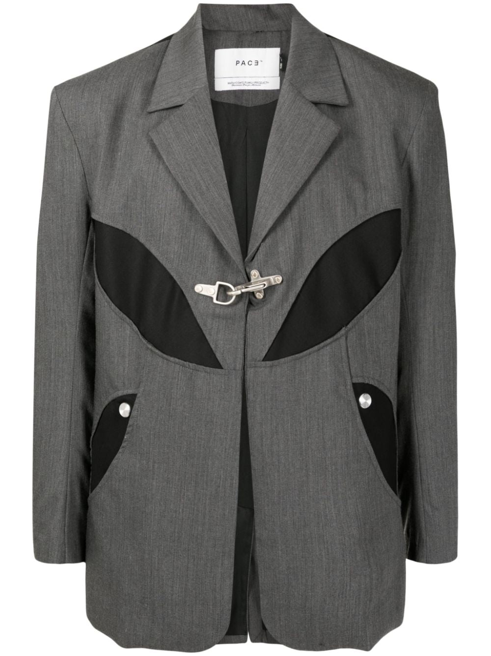 single-breasted virgin wool suit