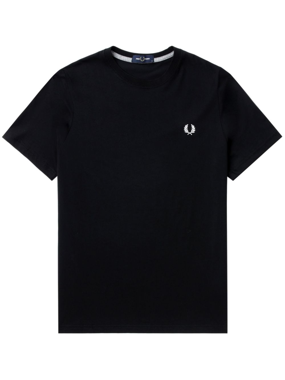 logo-embroidered cotton T-shirt