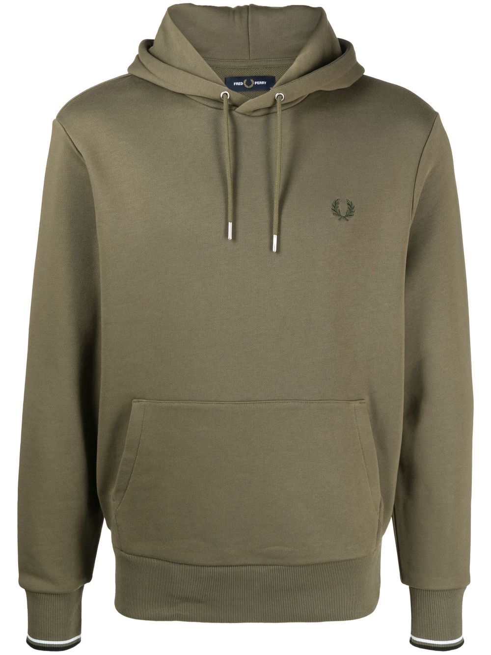 Sweat à capuche avec cordon de serrage et logo brodé