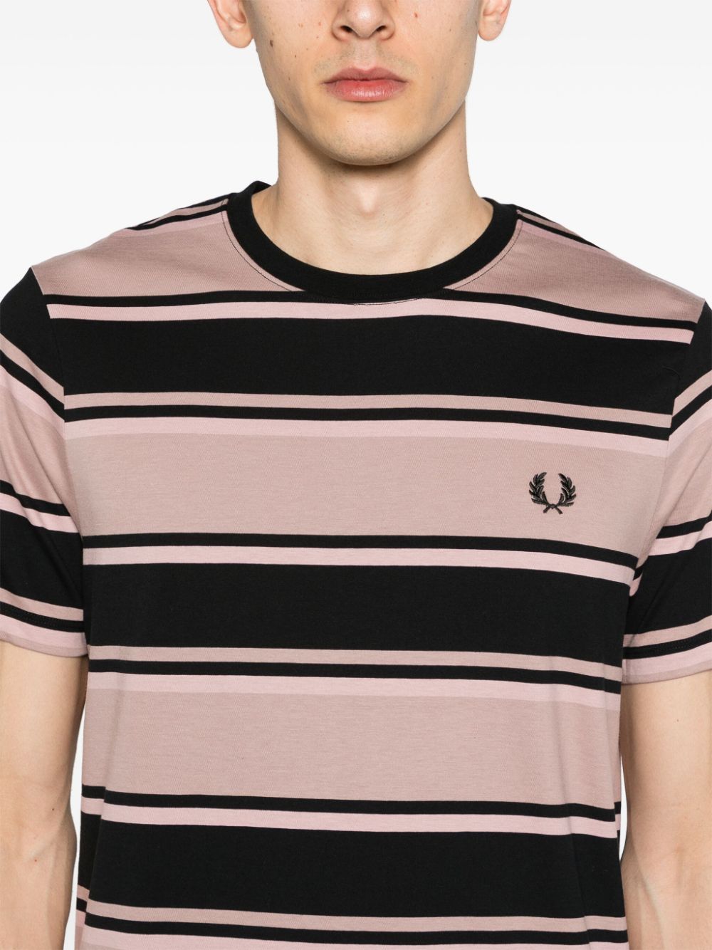 T-shirt en coton rayé