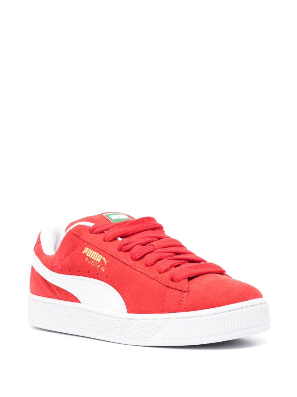 Baskets en daim avec logo imprimé XL