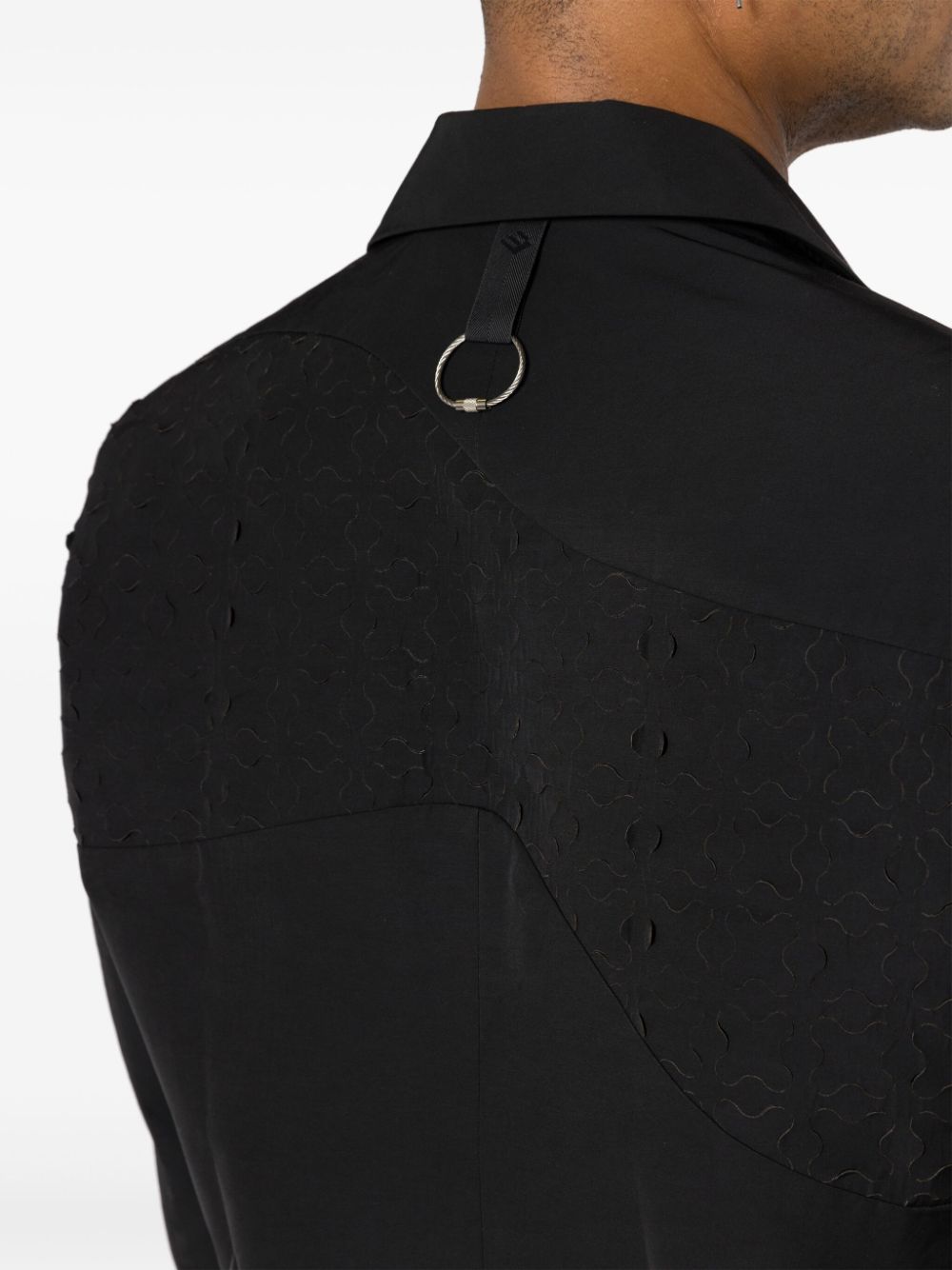 blazer à simple boutonnage découpé