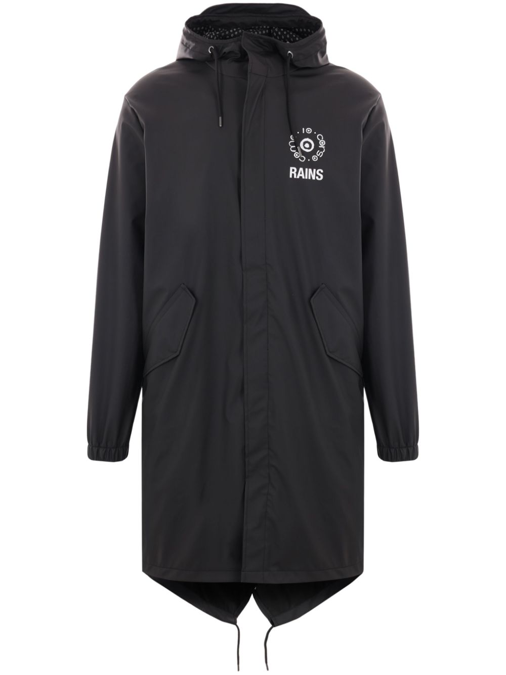 x 10 Corso Como printed hooded raincoat