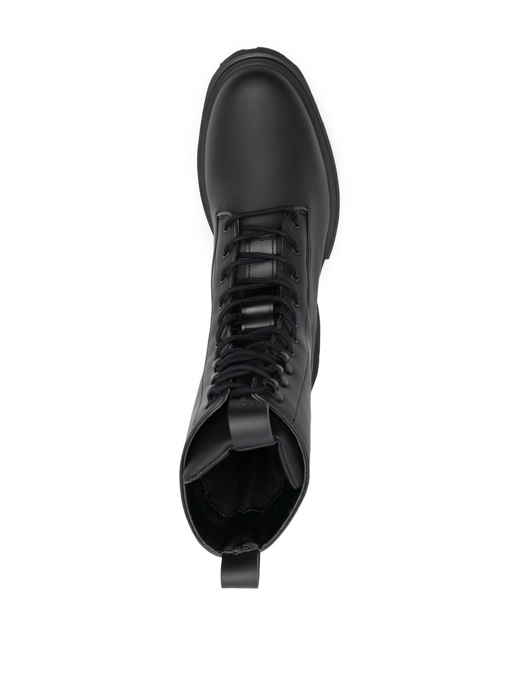 Show lace-up combat boots