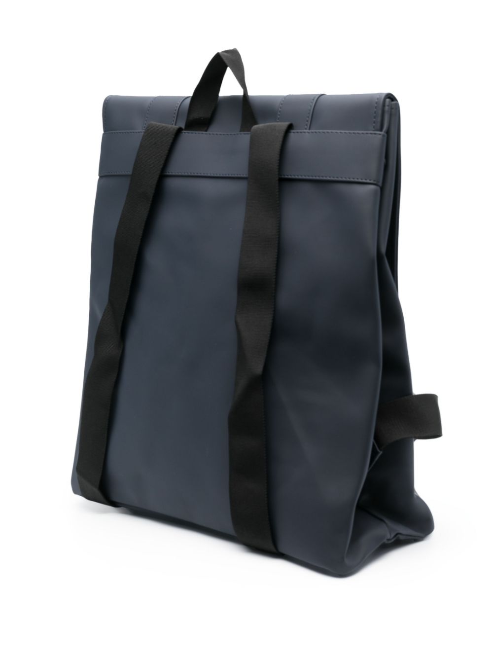 MSN faux-leather backpack