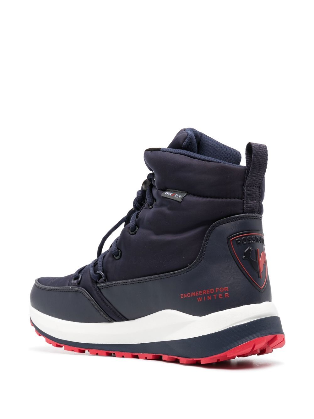 bottes rembourrées avec patch logo