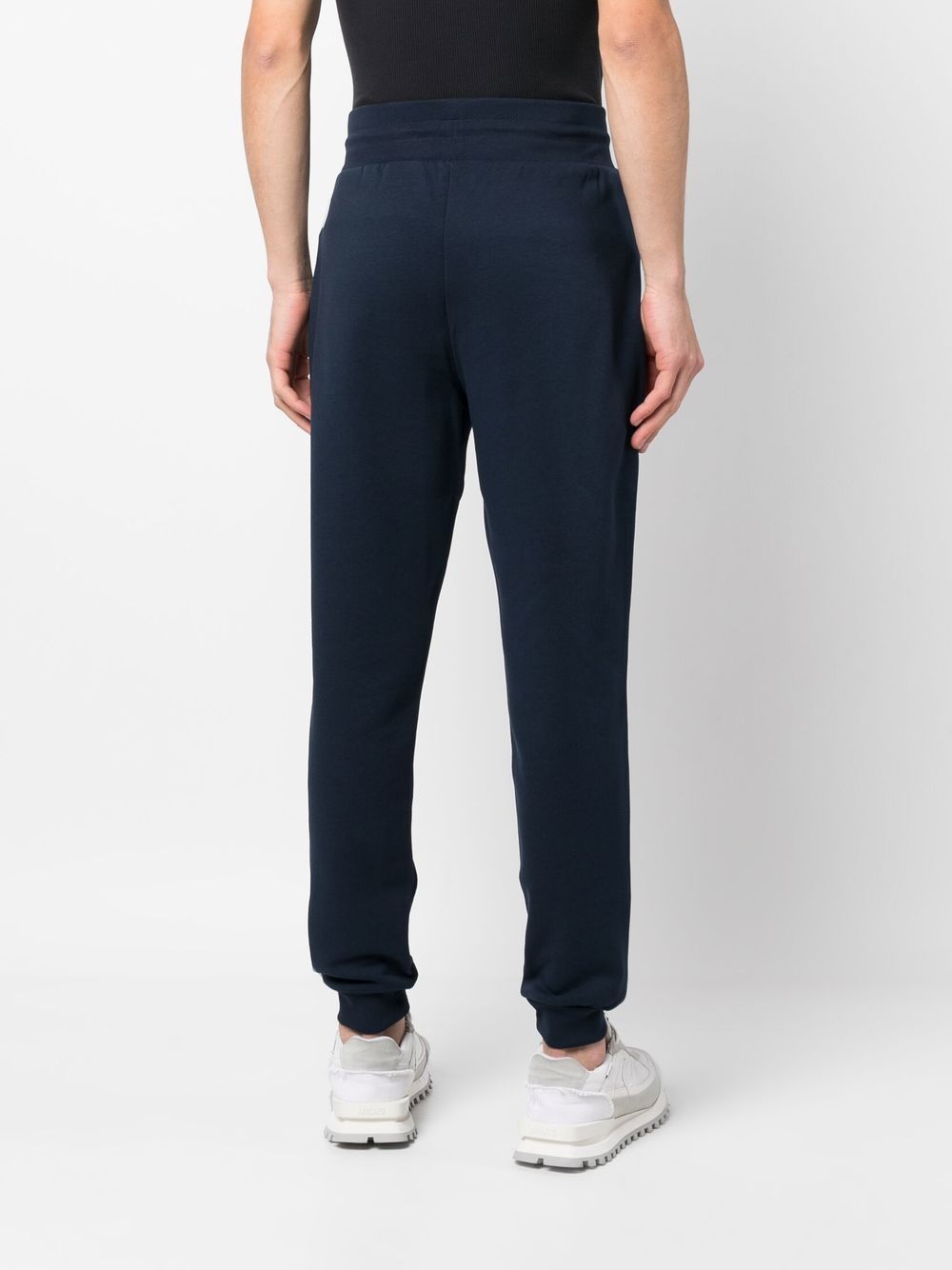 pantalon de survêtement en polaire avec patch logo