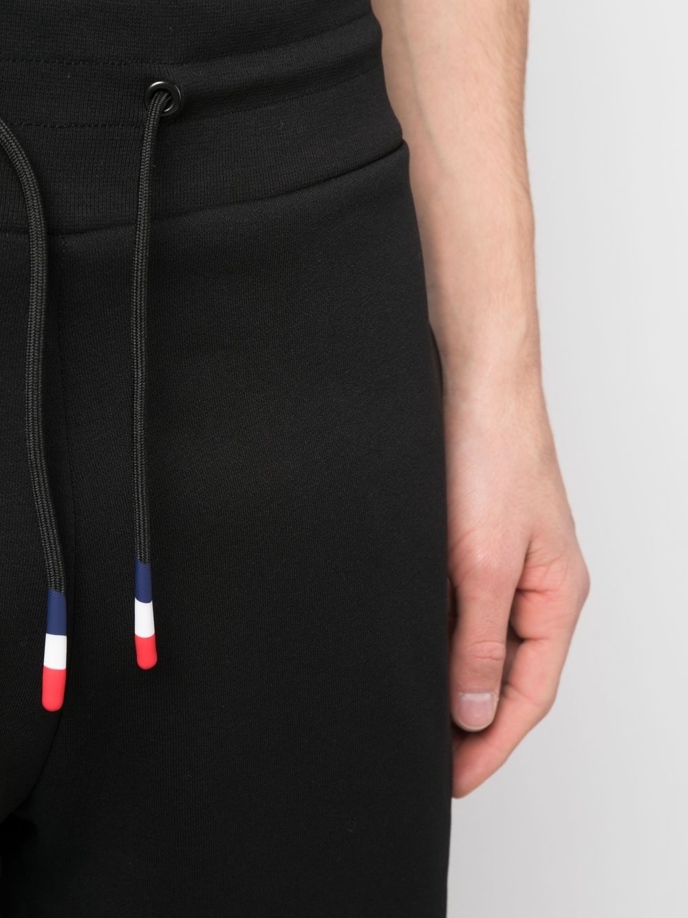 pantalon de survêtement en polaire avec patch logo