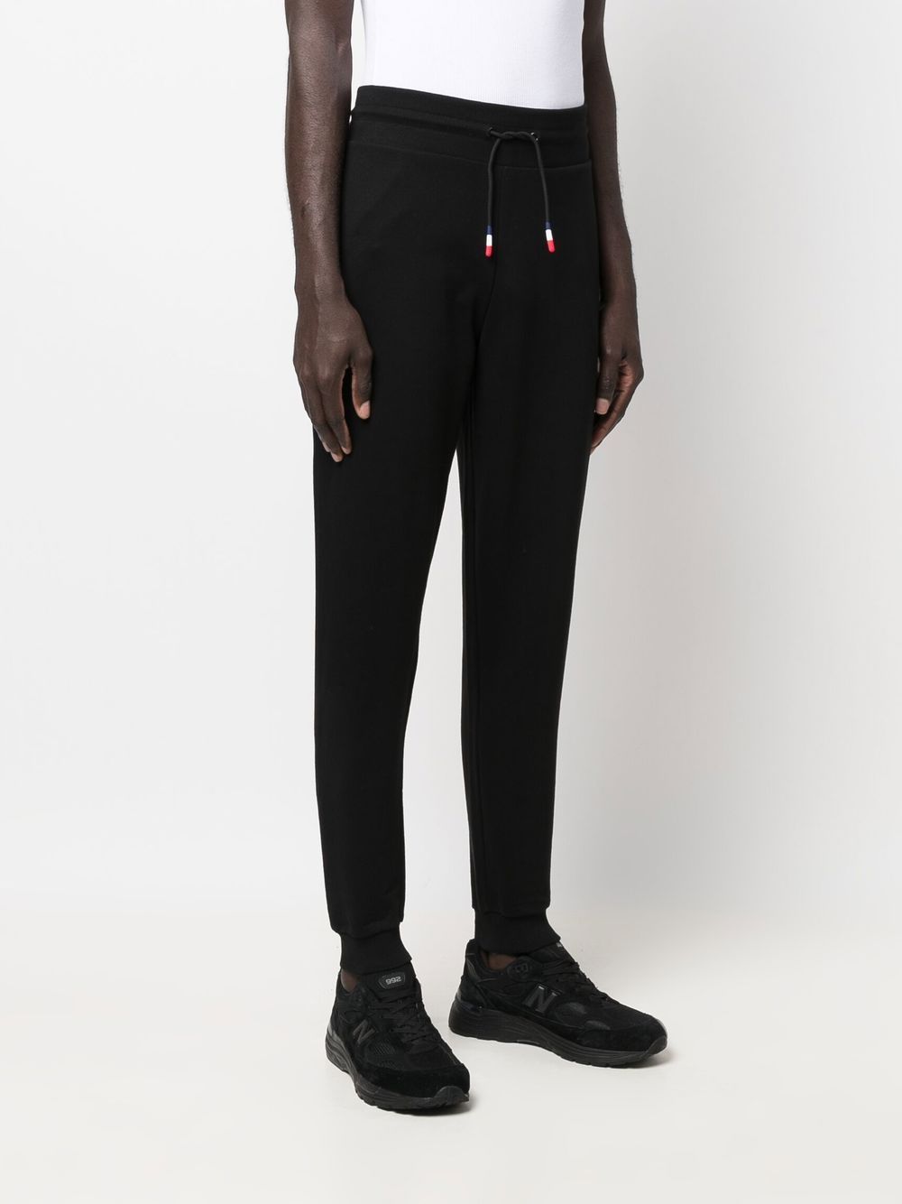 pantalon de survêtement en coton avec patch logo
