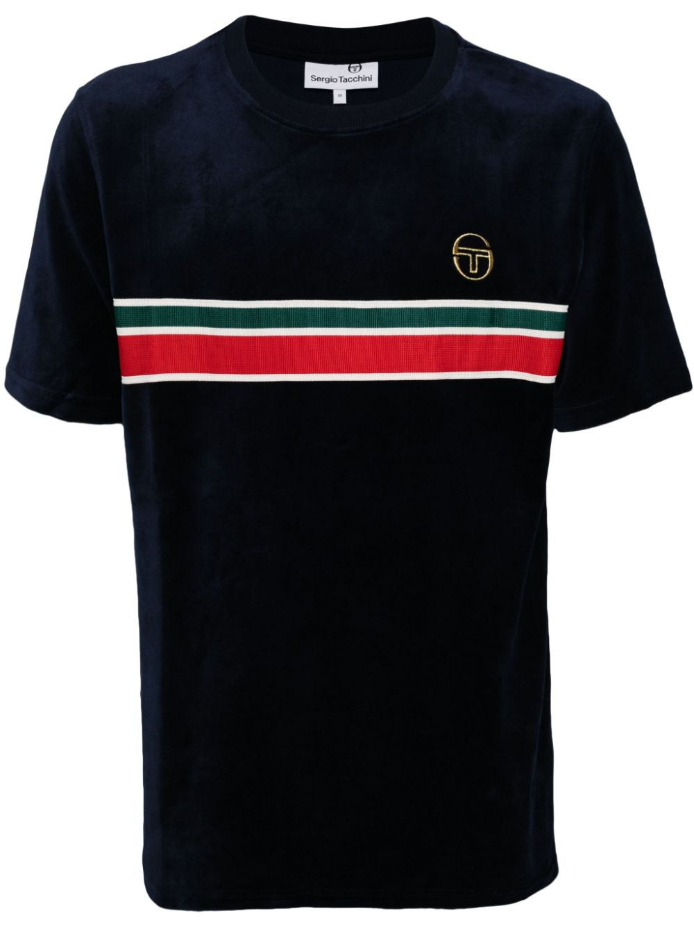 logo embroidered short sleeves T-shirt