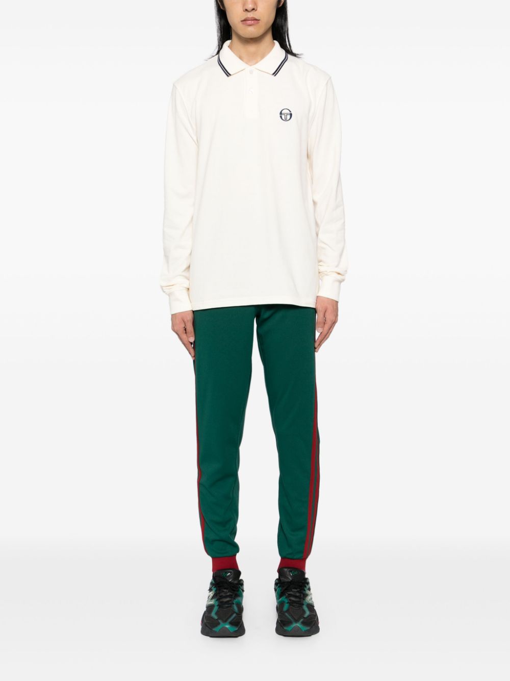 logo-embroidered polo shirt