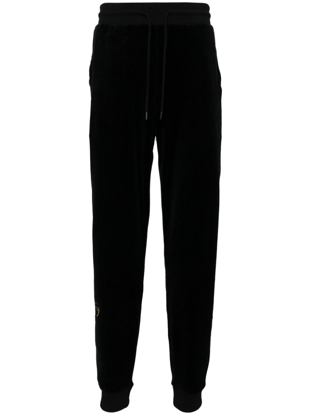 velvet track pants