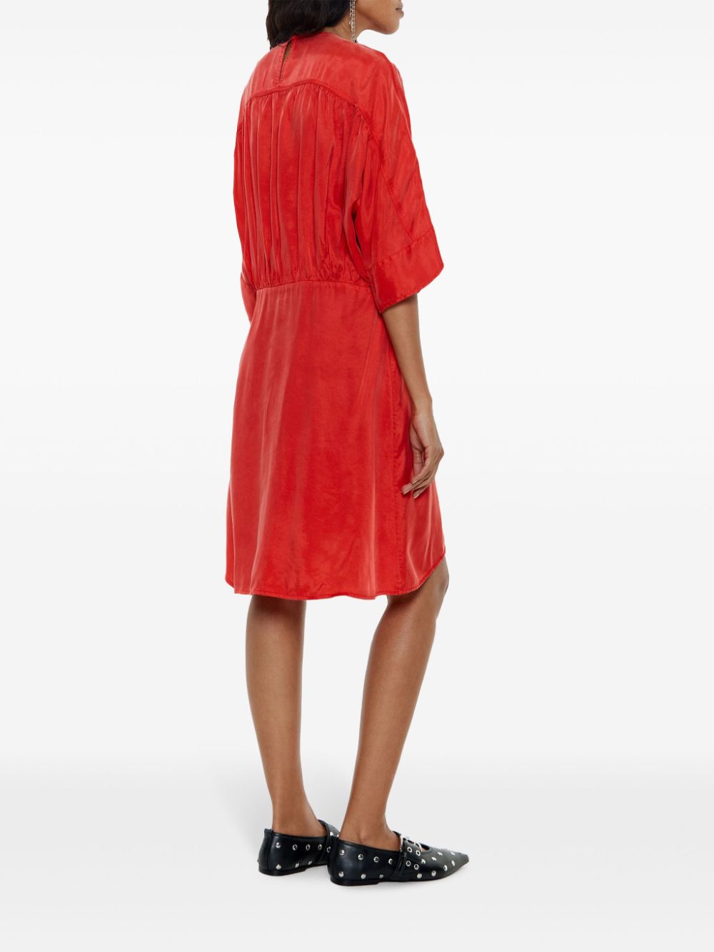 flared midi dress