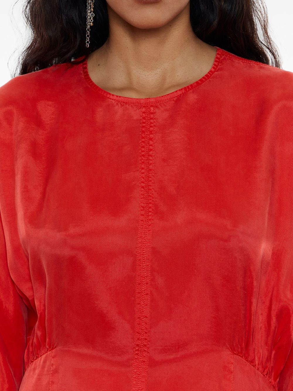 flared midi dress