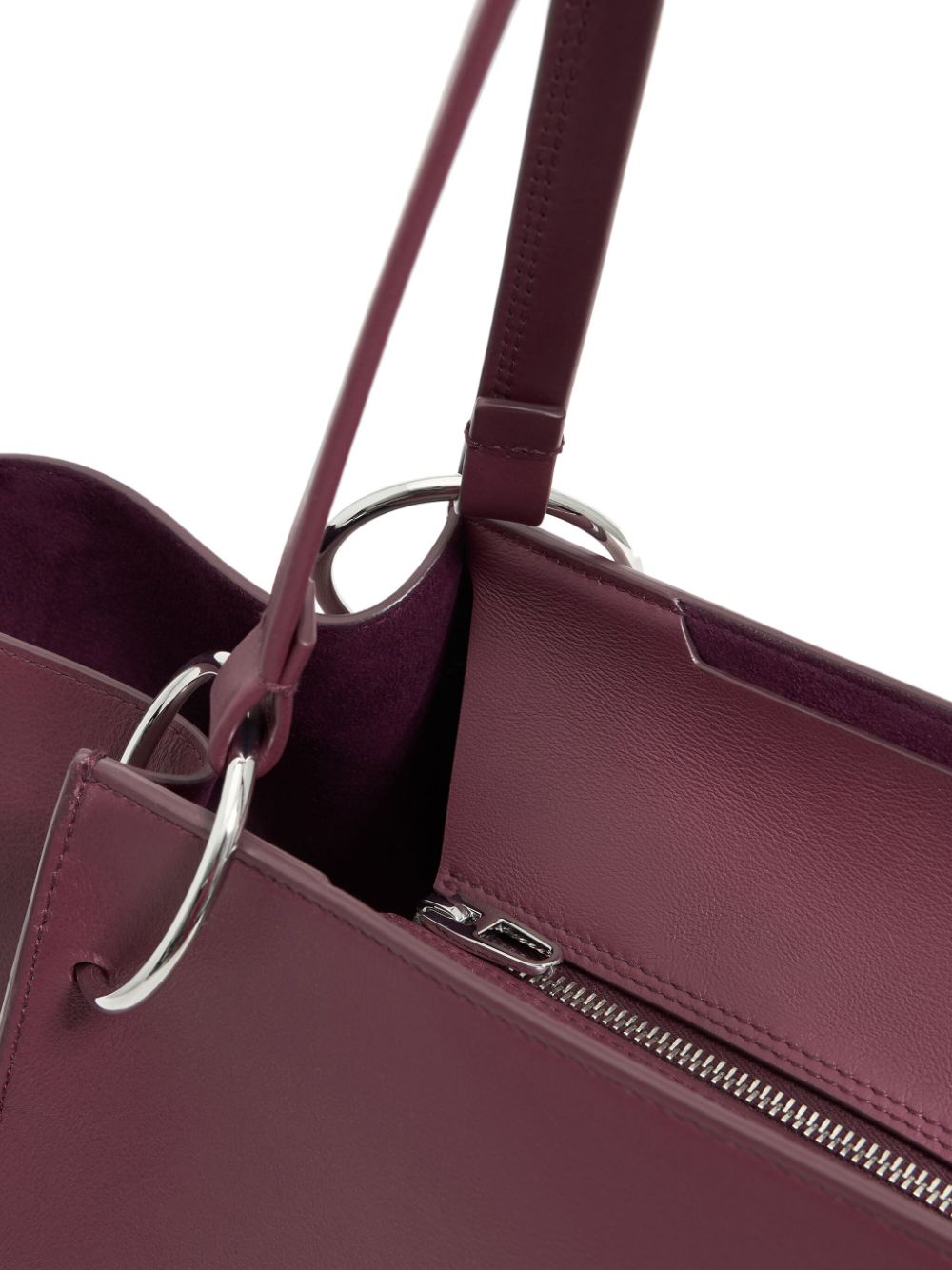large leather tote bag