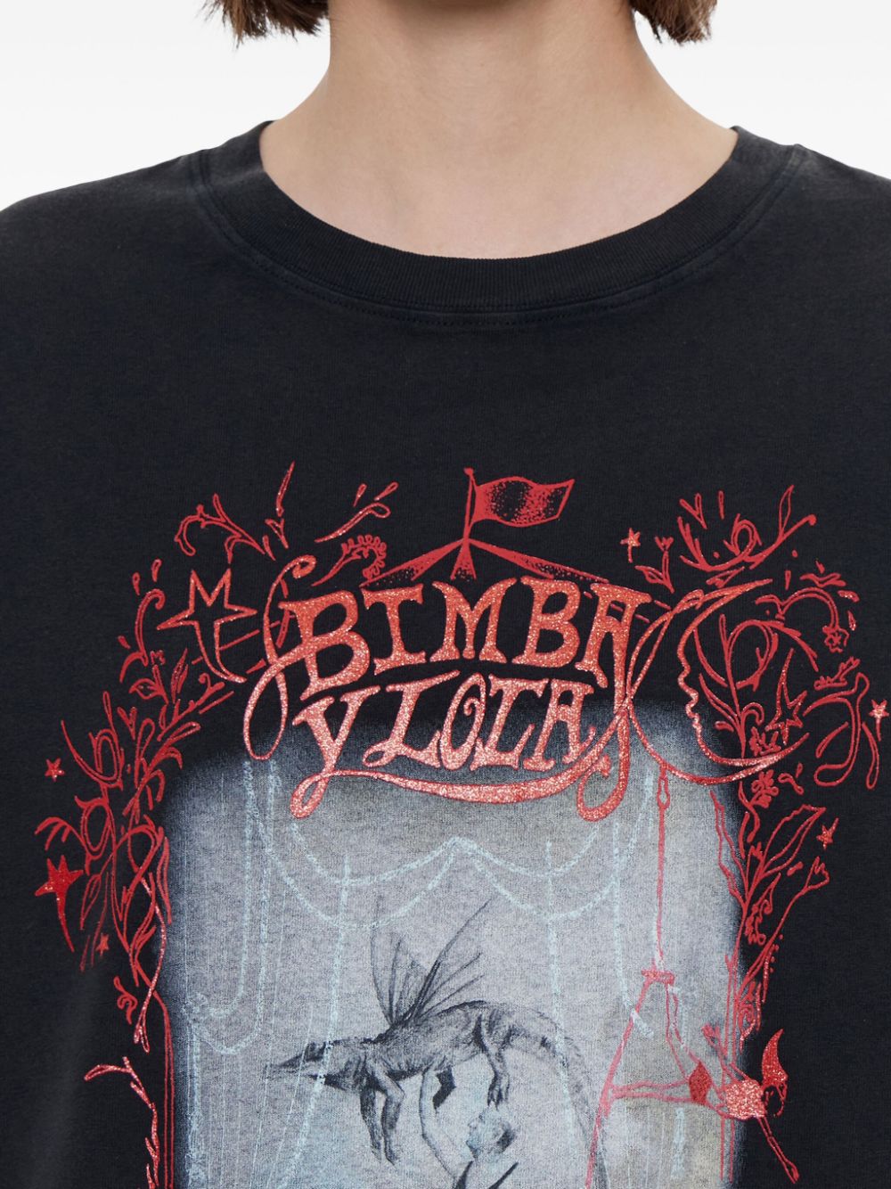 logo-print T-shirt