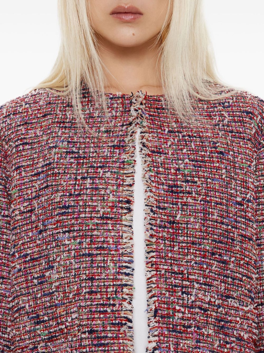 veste courte effilochée