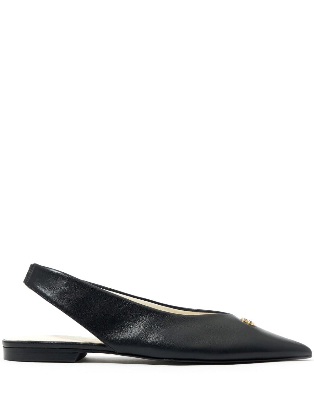 slingback leather ballerina shoes