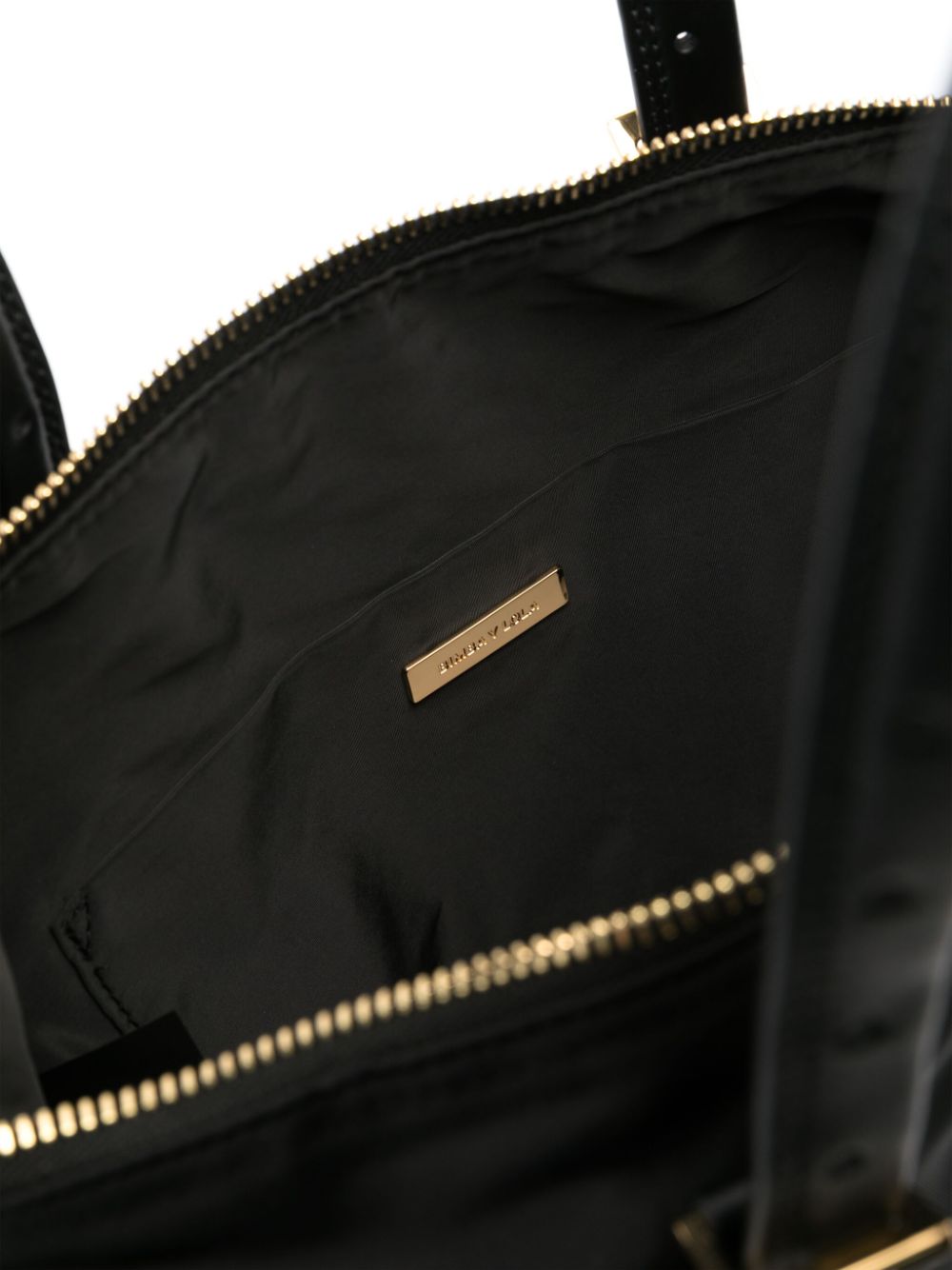 logo-lettering tote bag