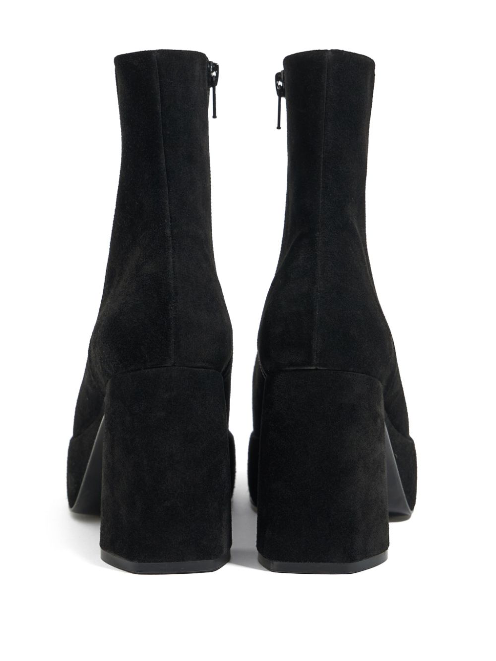 95mm suede ankle boots