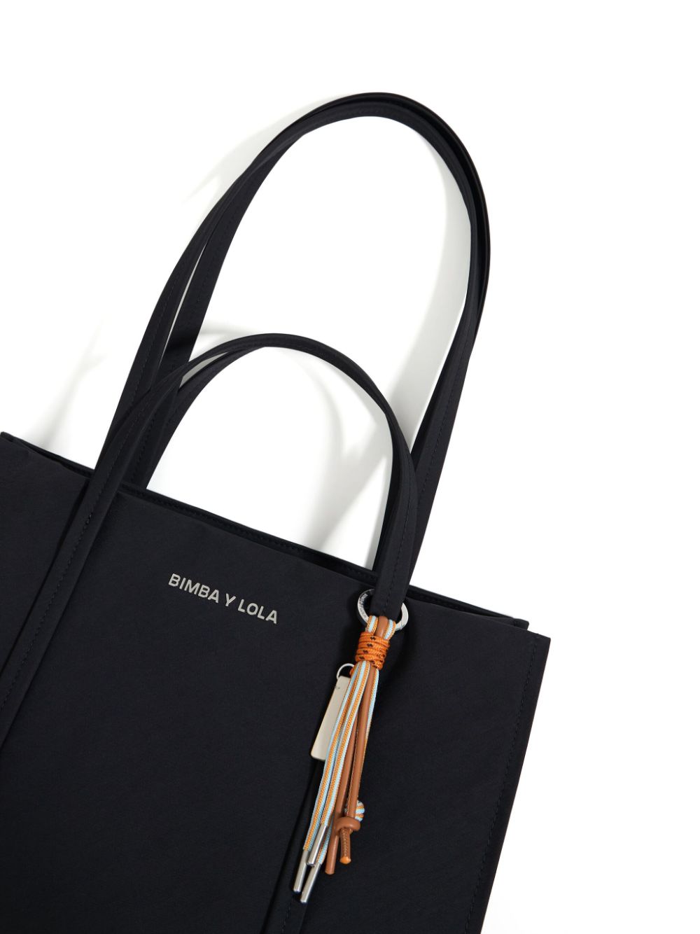 large logo-lettering tote bag
