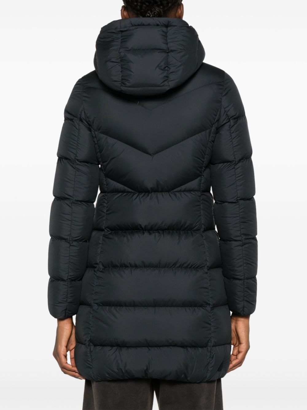 manteau avec logo appliqué