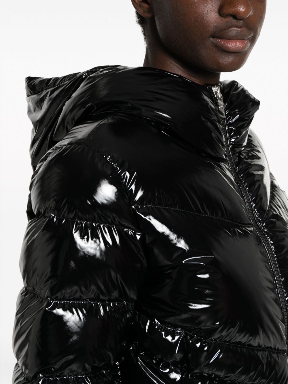 quilted down puffer jacket