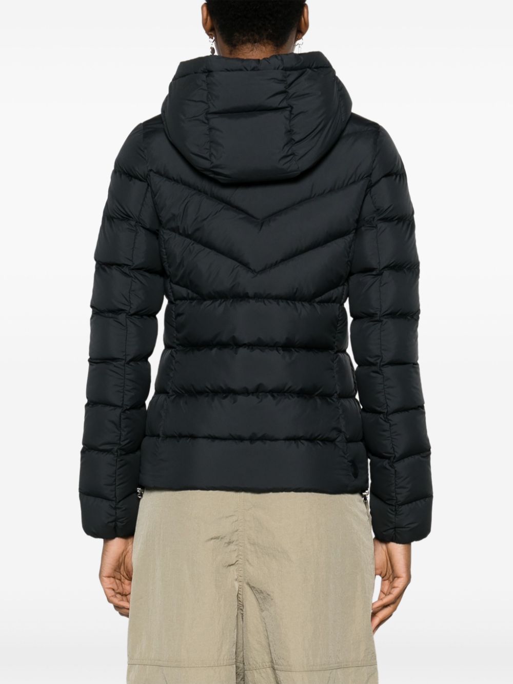 hooded puffer jacket
