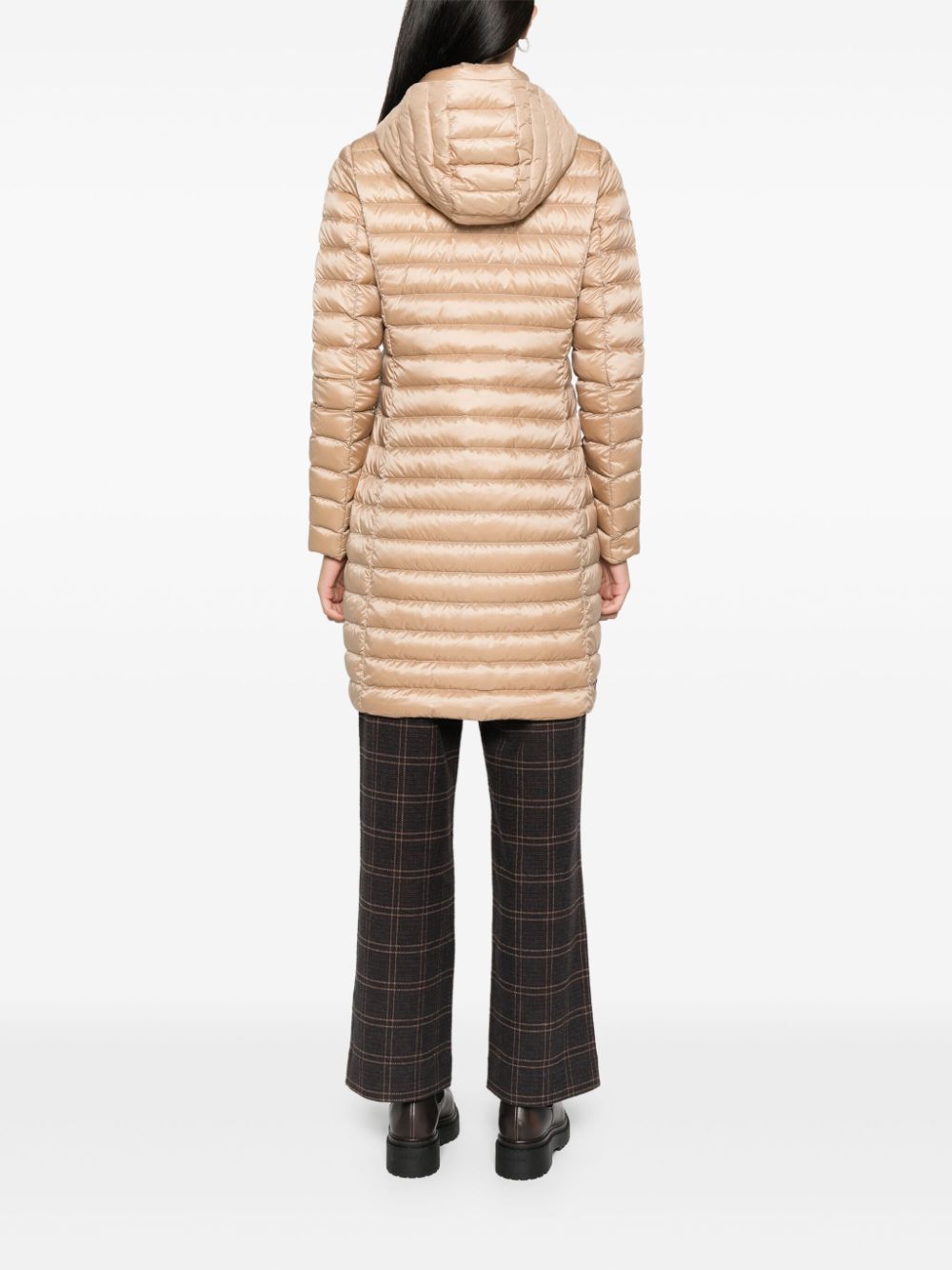 detachable-hood puffer coat