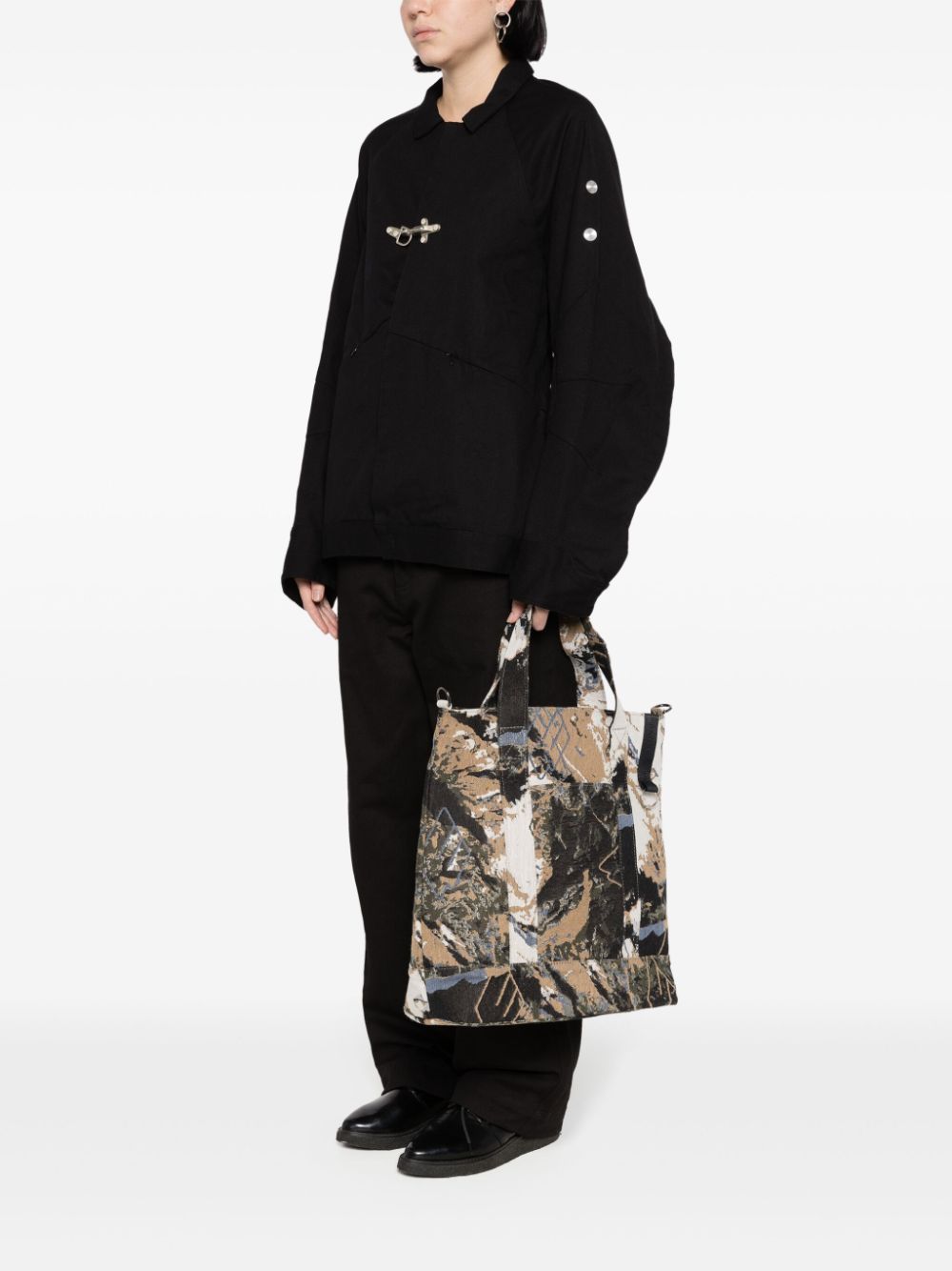 Sac fourre-tout en jacquard des Alpes suisses