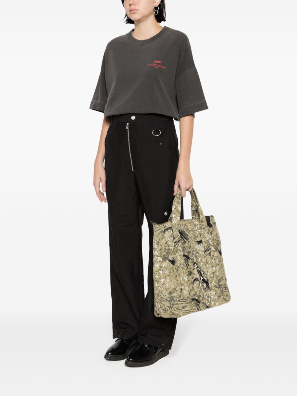 Green Moon tote bag