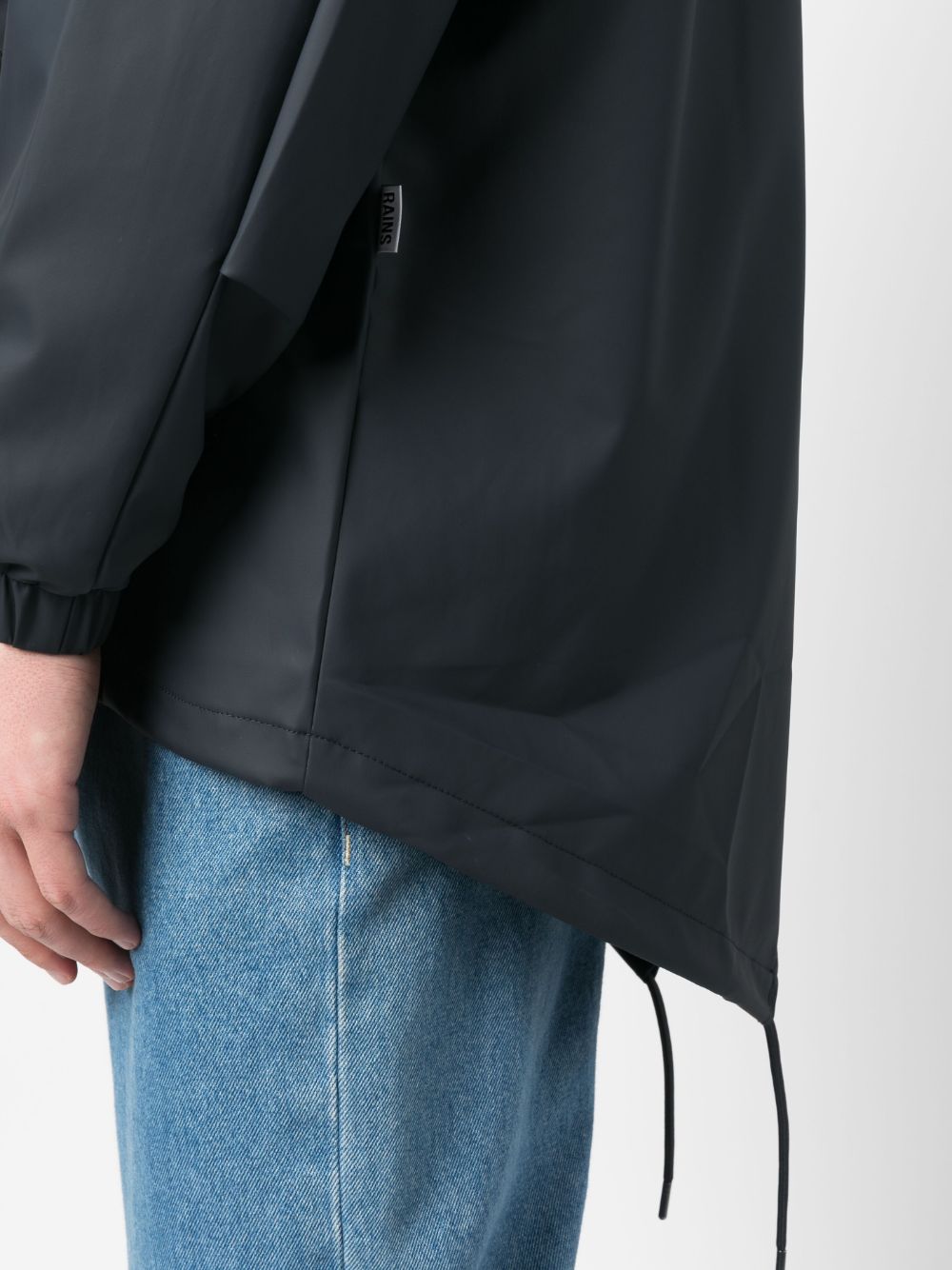 veste parka à capuche avec cordon de serrage