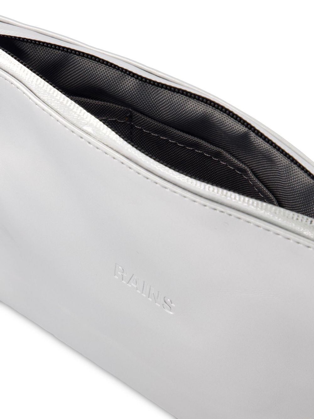 logo-debossed wash bag