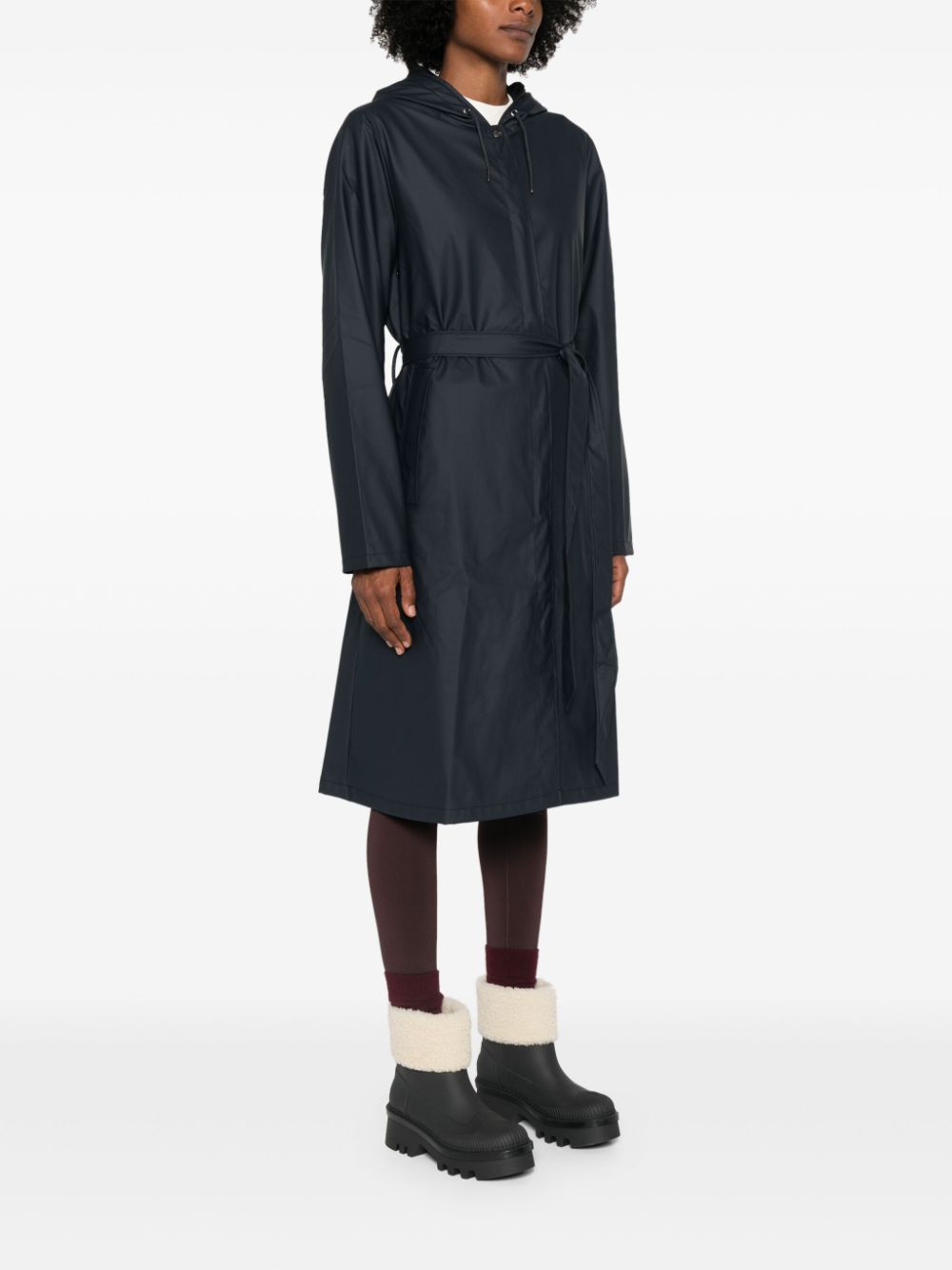Veste longue coupe A-Line W