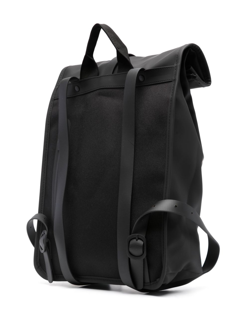mini Rolltop Rucksack logo-embossed backpack