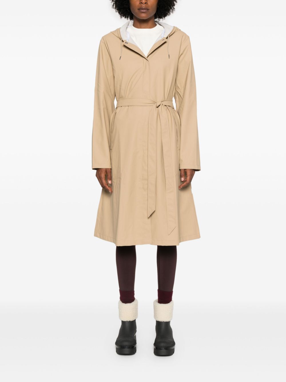 Veste longue coupe A-Line W