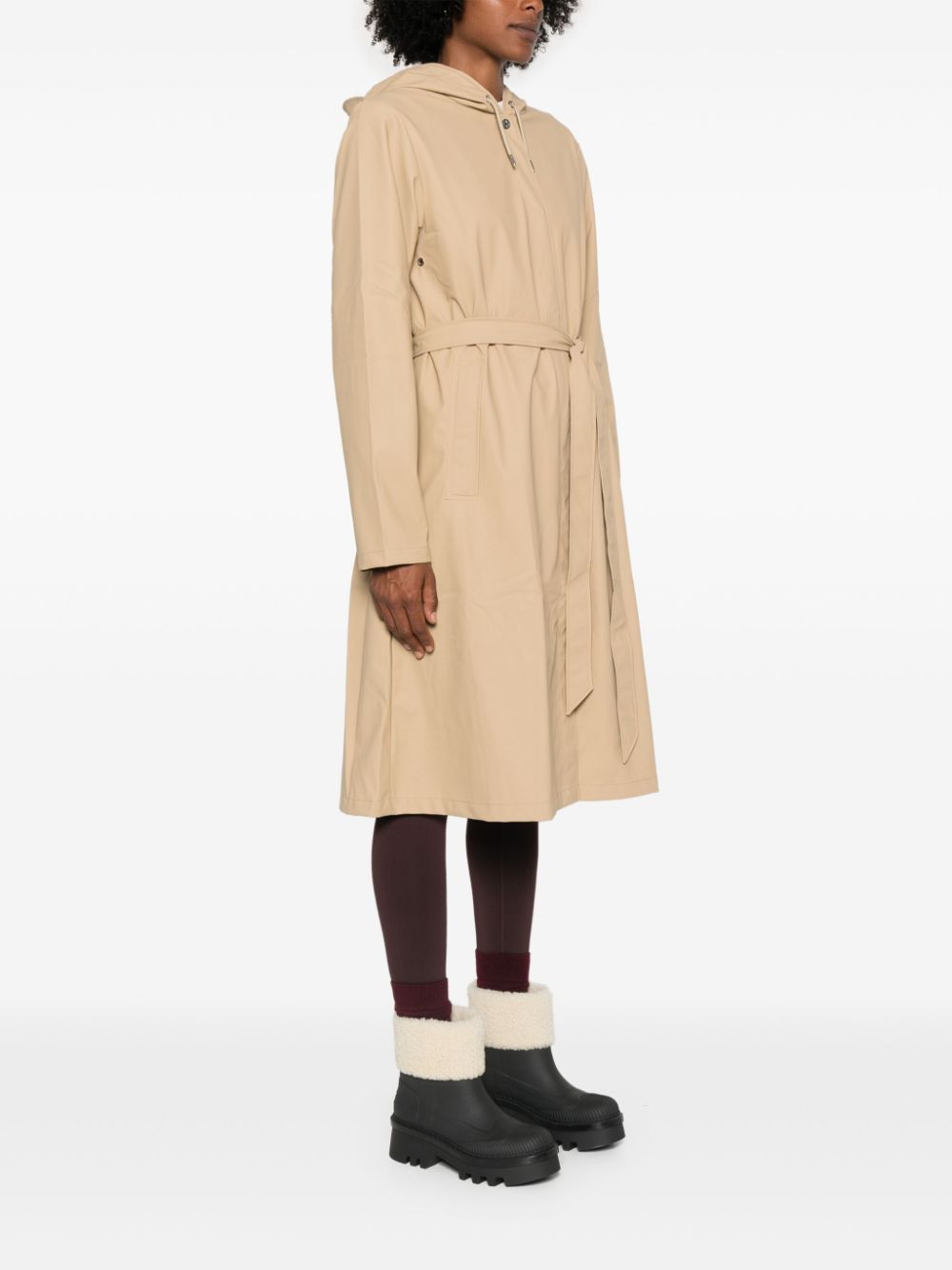Veste longue coupe A-Line W