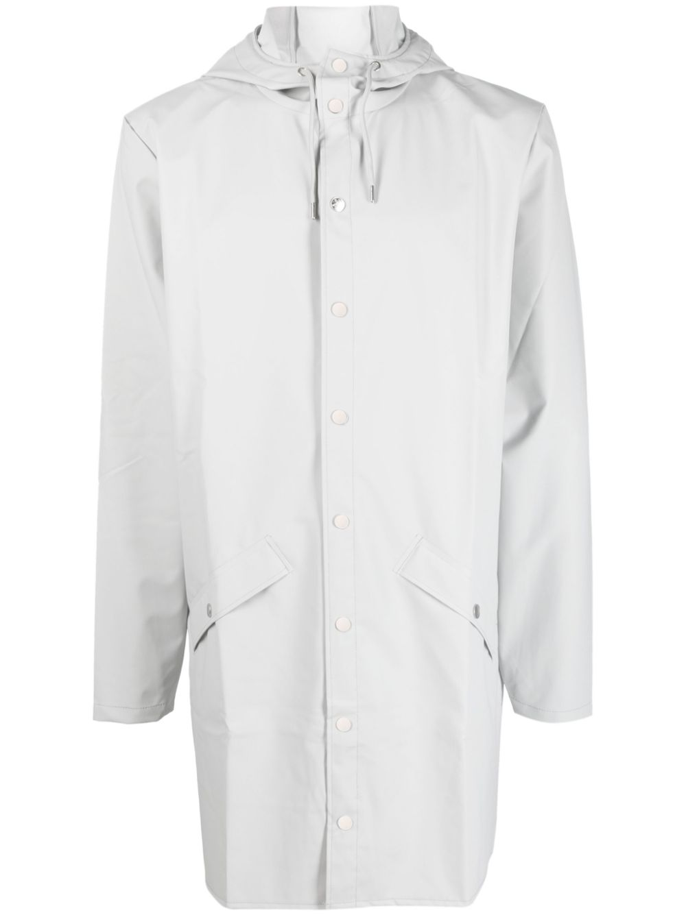 imperméable à capuche avec fermeture à boutons-pression