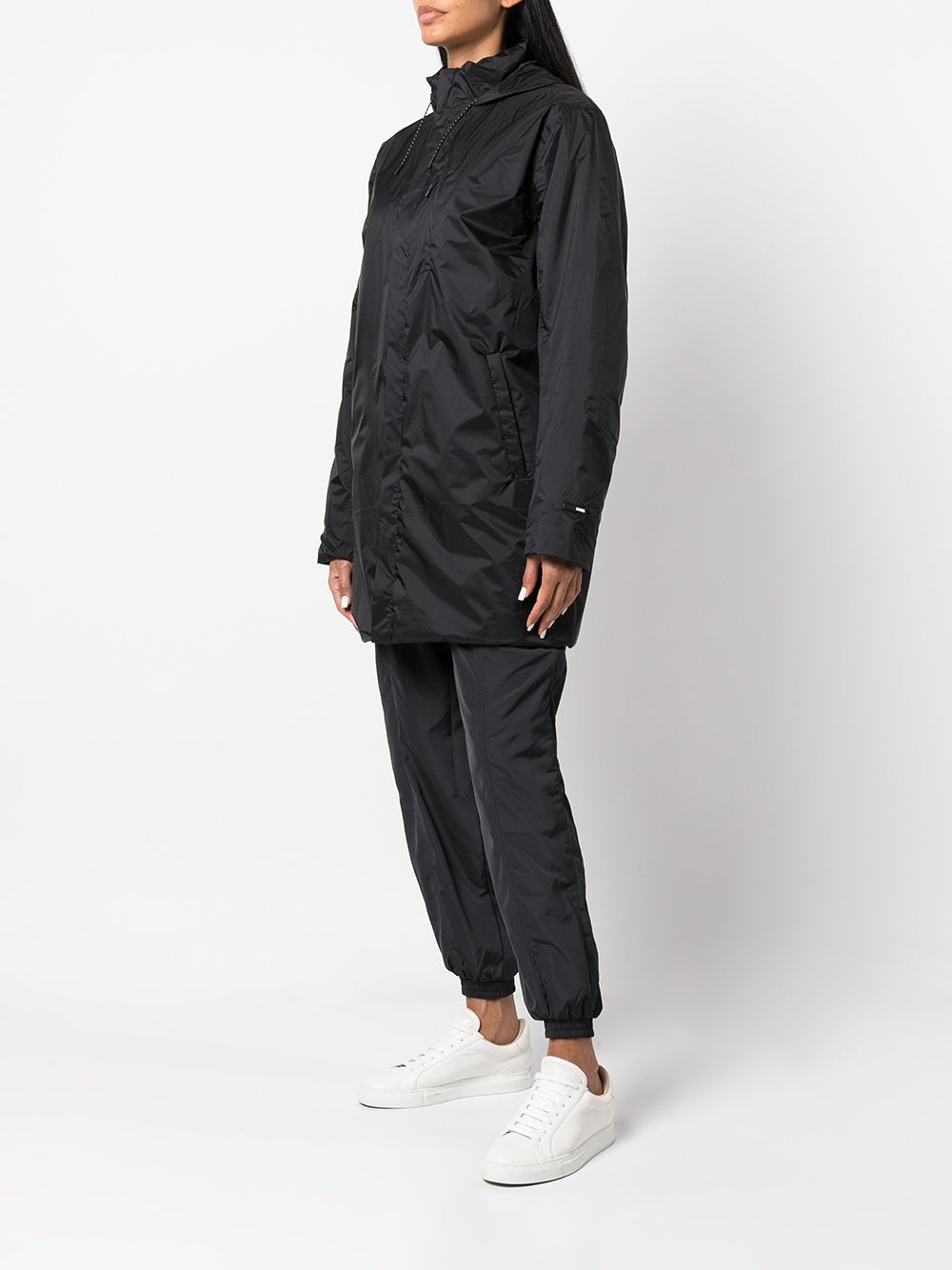 imperméable à capuche rembourré