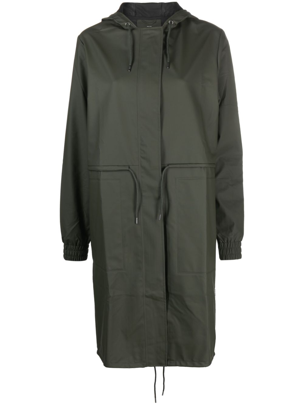 Parka à capuche avec cordon