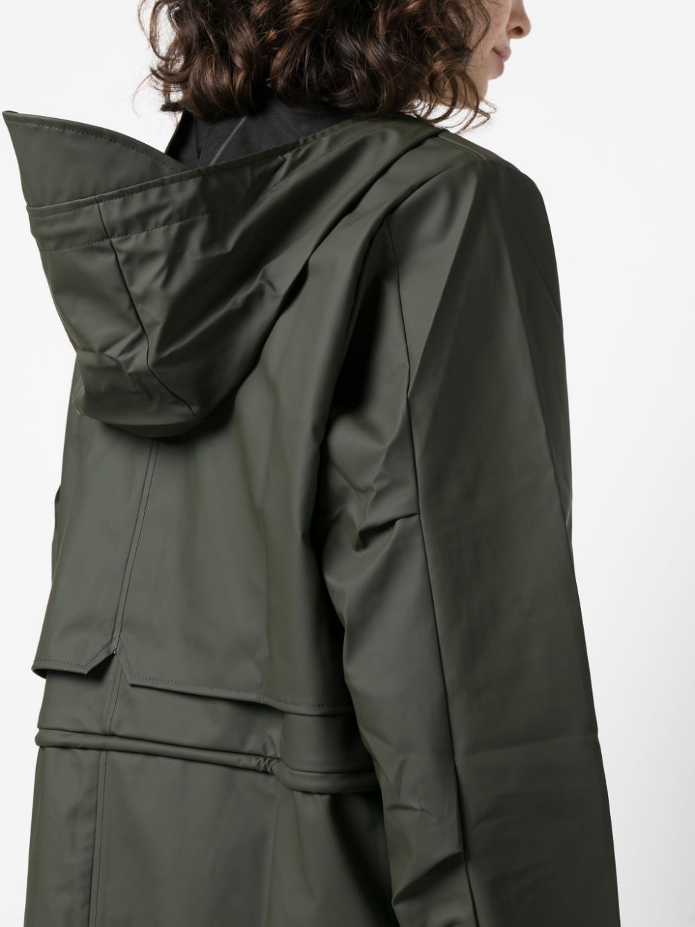 Parka à capuche avec cordon