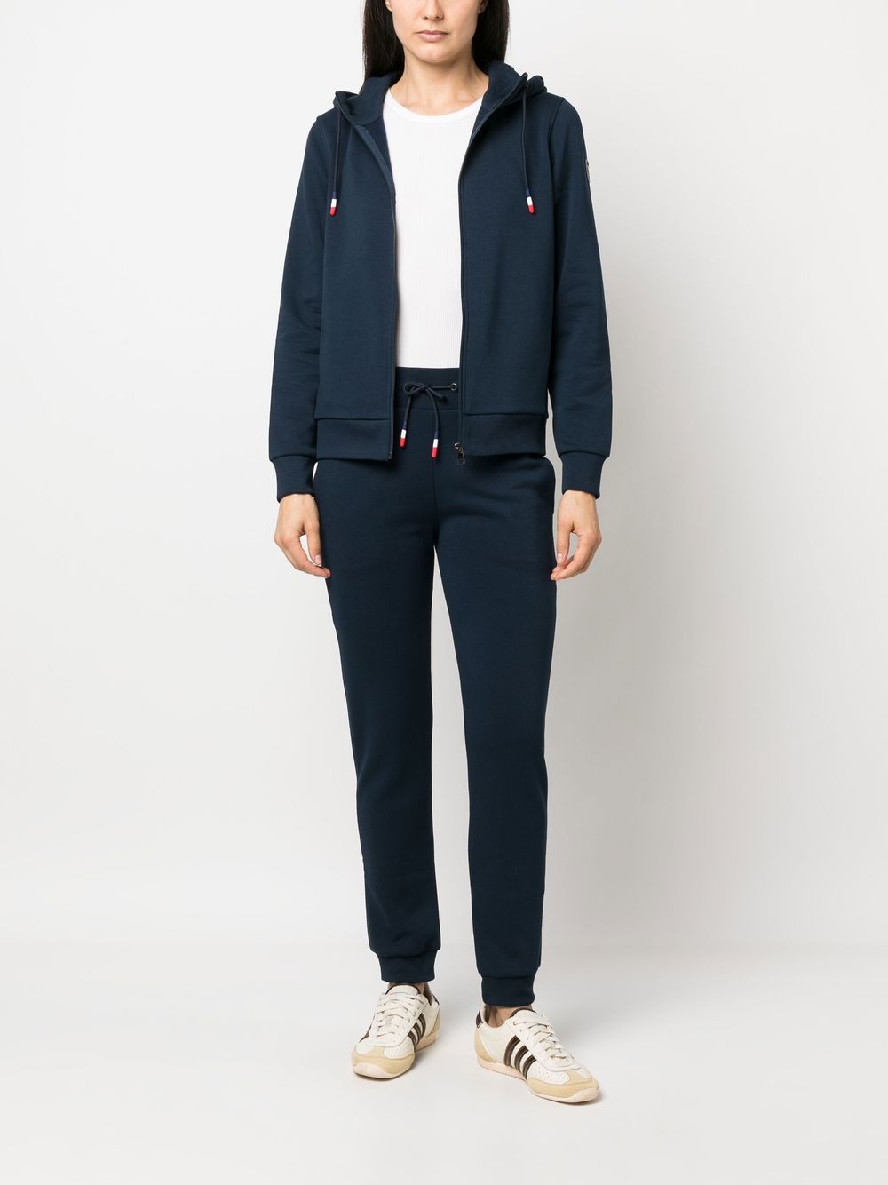 pantalon de survêtement en polaire avec logo imprimé