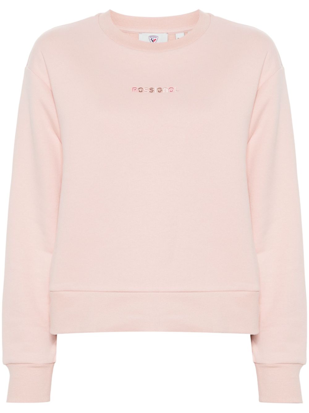logo-embroidered sweatshirt