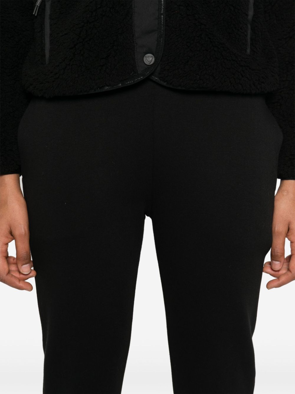 pantalon polaire avec patch logo