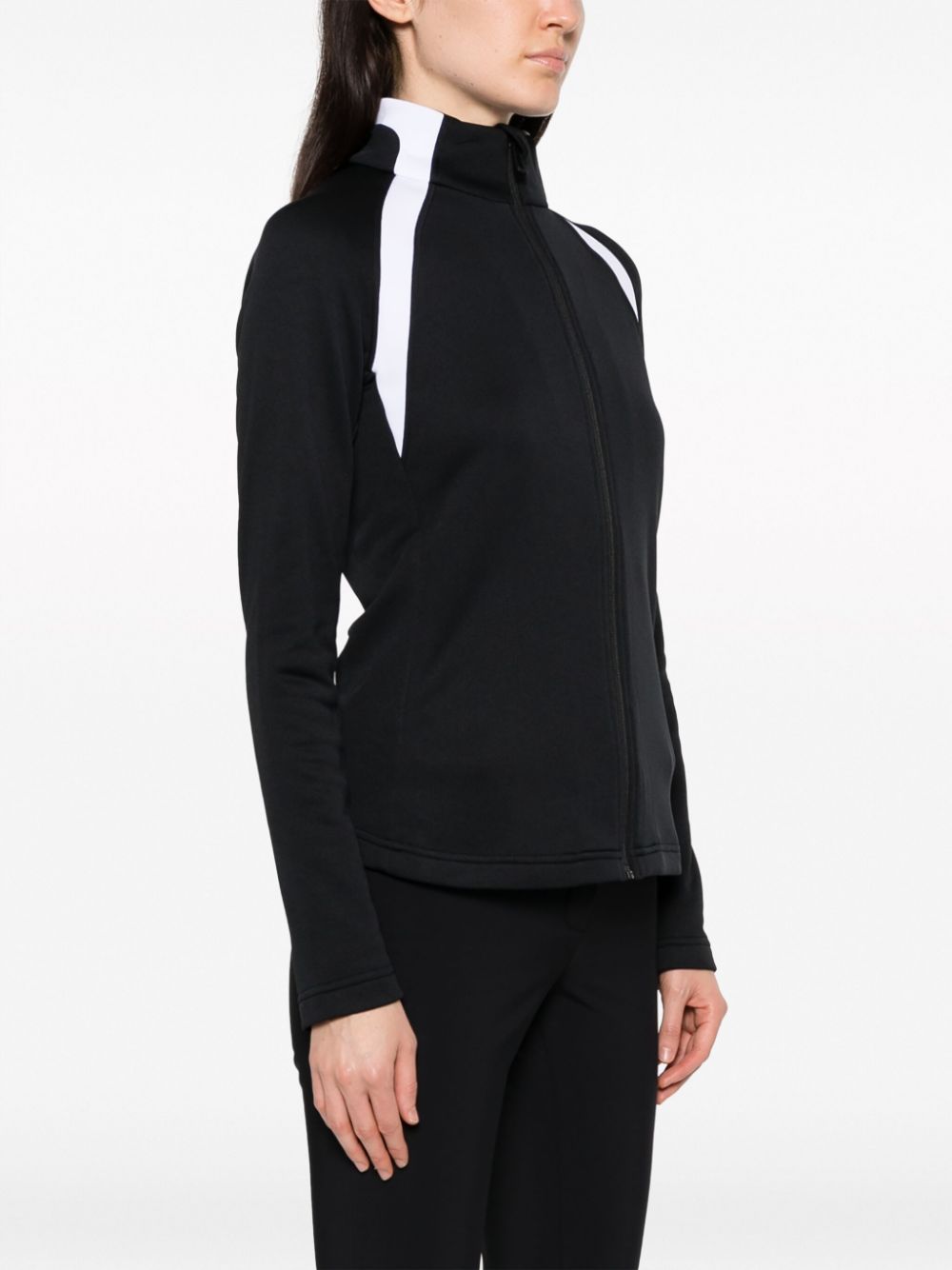 Aerial zip-up fleece jacket