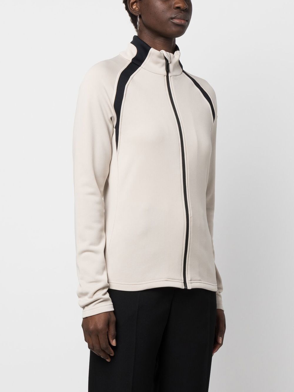 Aerial zip-up fleece jacket