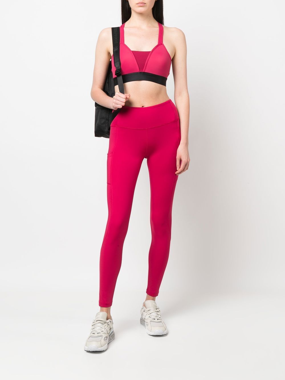 logo-print stretch leggings