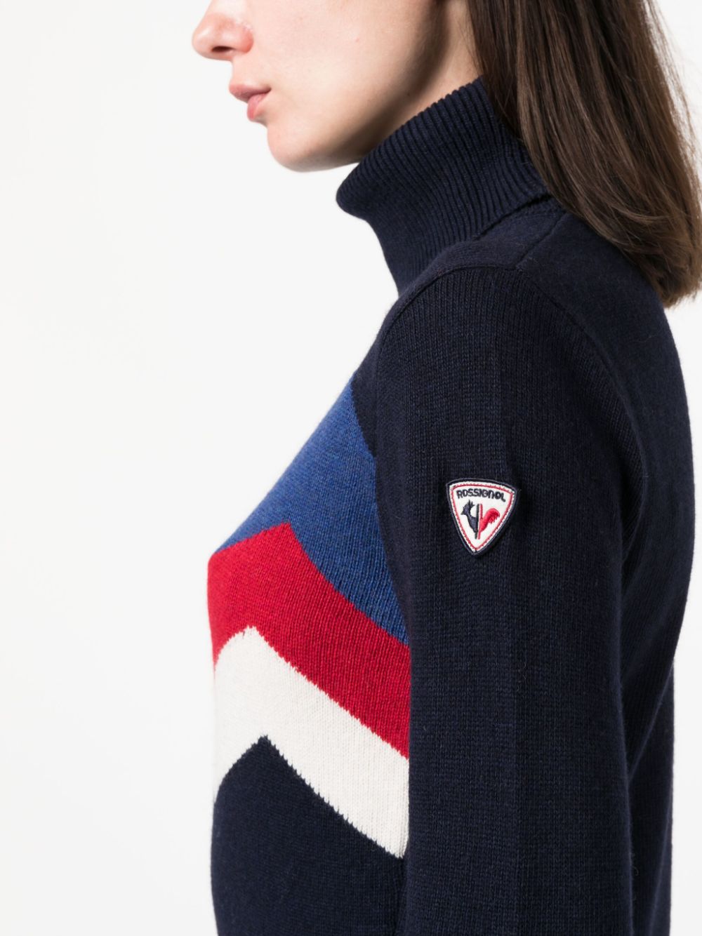 Mountain roll-neck sweater