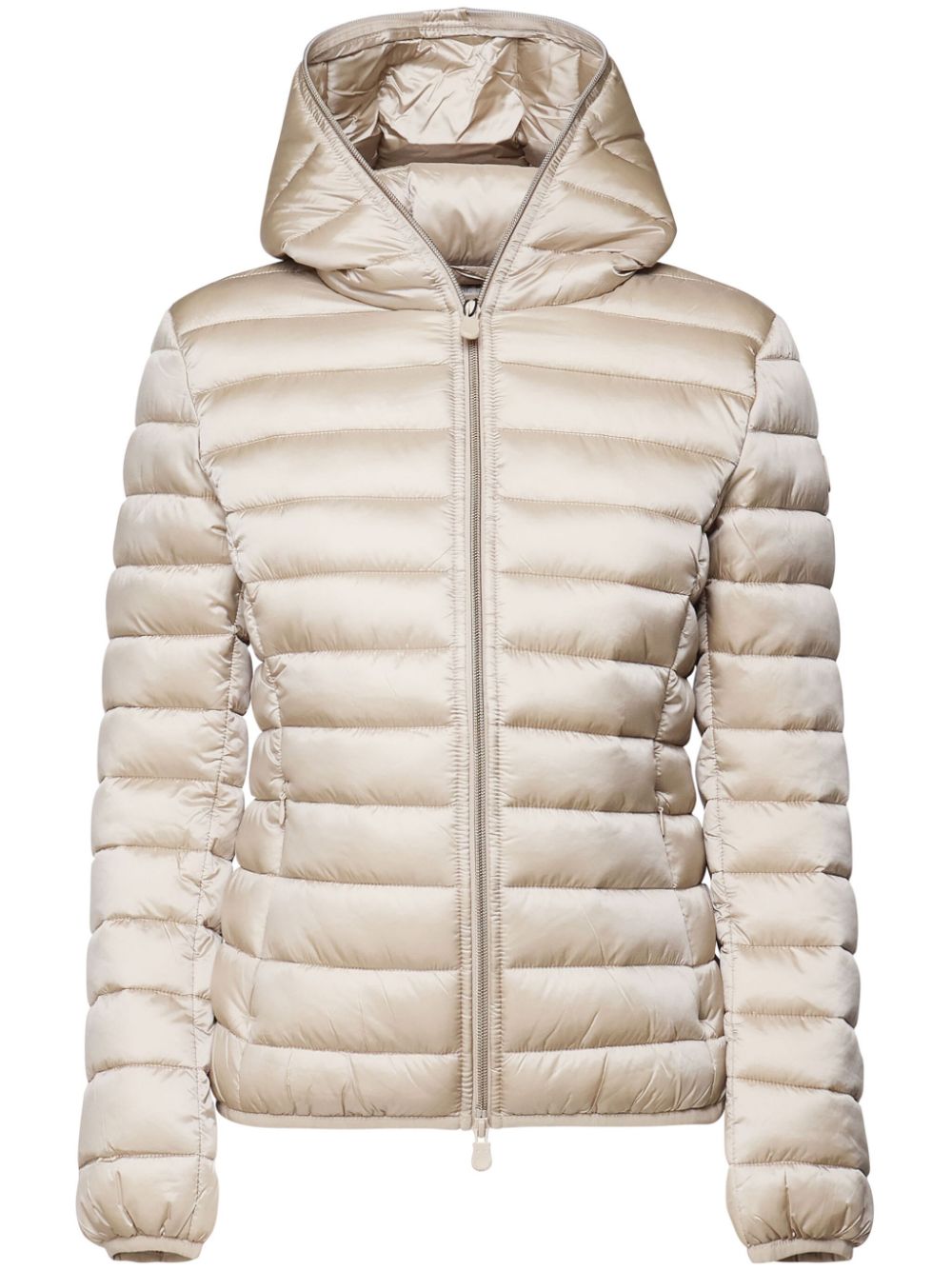 logo-patch padded jacket