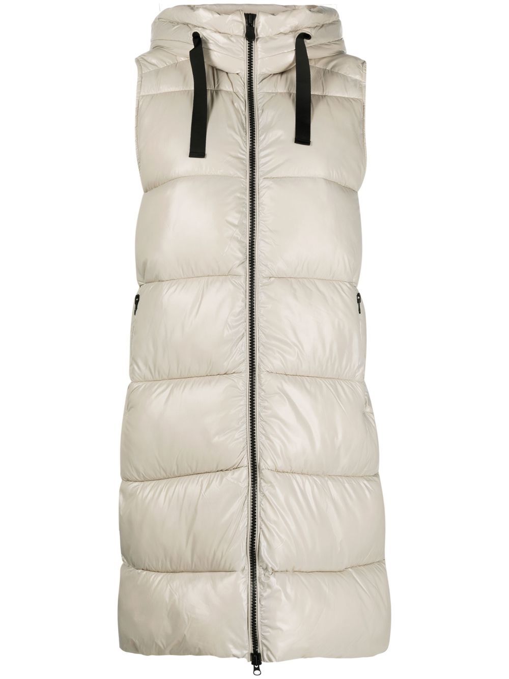 gilet long matelassé